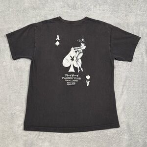 Playboy Club Tokyo Japan T Shirt Black Anime Bunny Y2K Sz M Ace Of Spades Urban